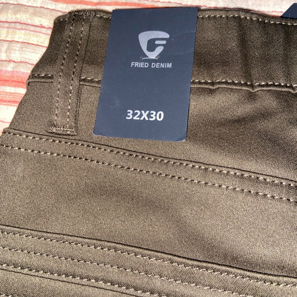 Fried Denim Olive Green Jeans - Picture 6 of 8